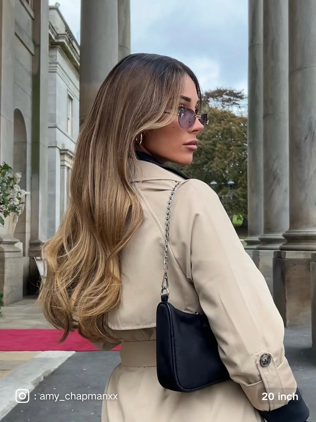 Perfect for Newbies! Catherine Wavy Brown Balayage Bangs - Image 4