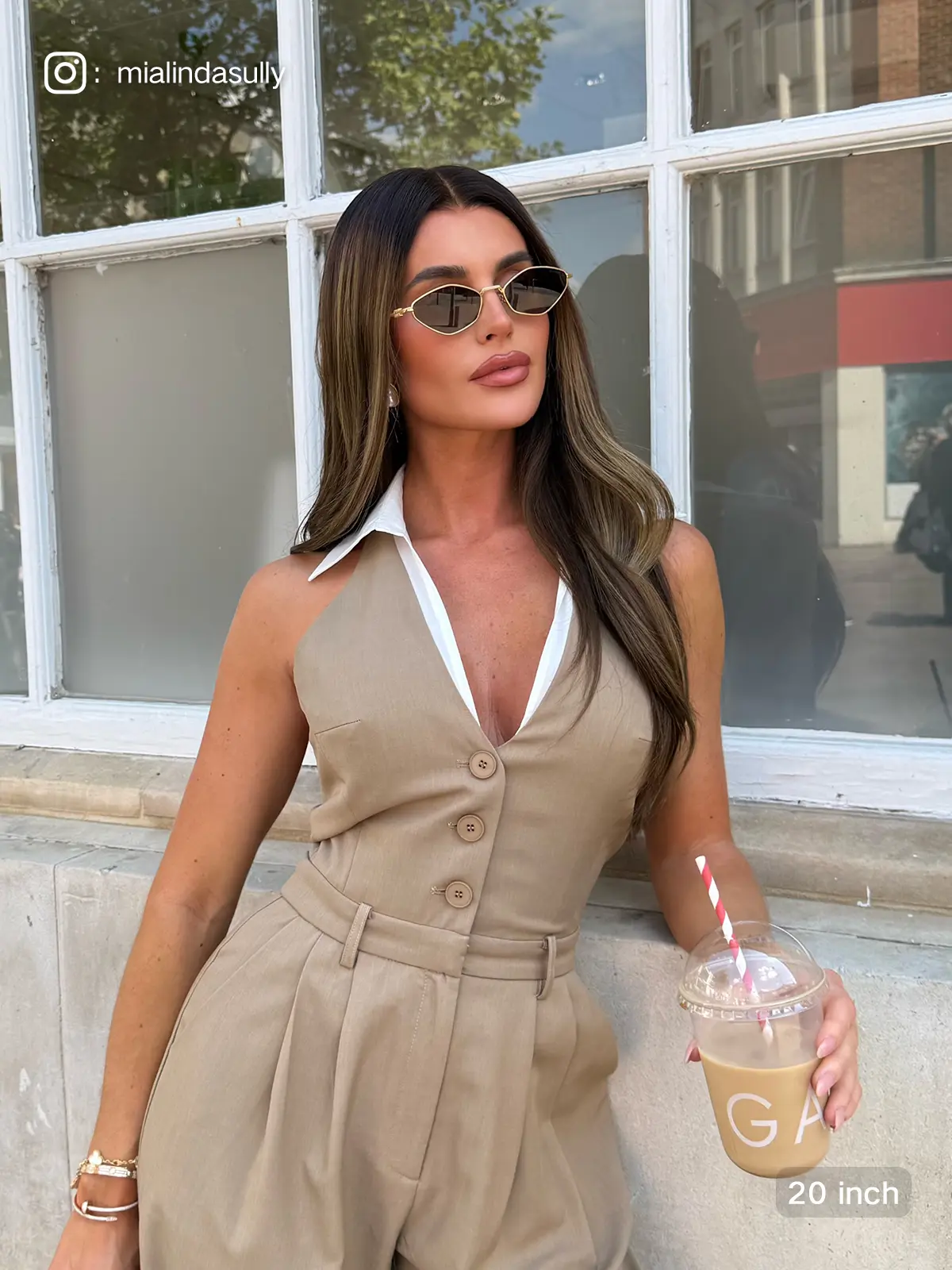 Maire Brown Hair Natural Looking Highlighted Wig - Image 6