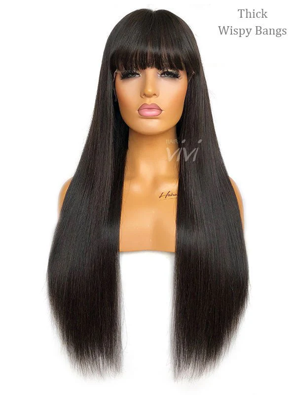 Wispy Clip In Bangs - Image 4